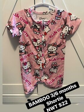 BAMBOO Shortie Hello Kitty Pink
